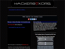 Tablet Screenshot of hackerbox.org